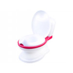 Nočník v tvare mini toalety - ružový